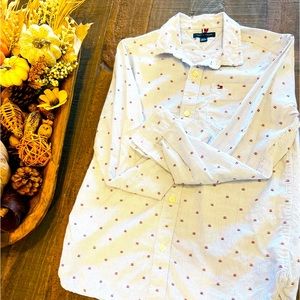 Boys 12-14 Tommy Hilfiger white, red, blue